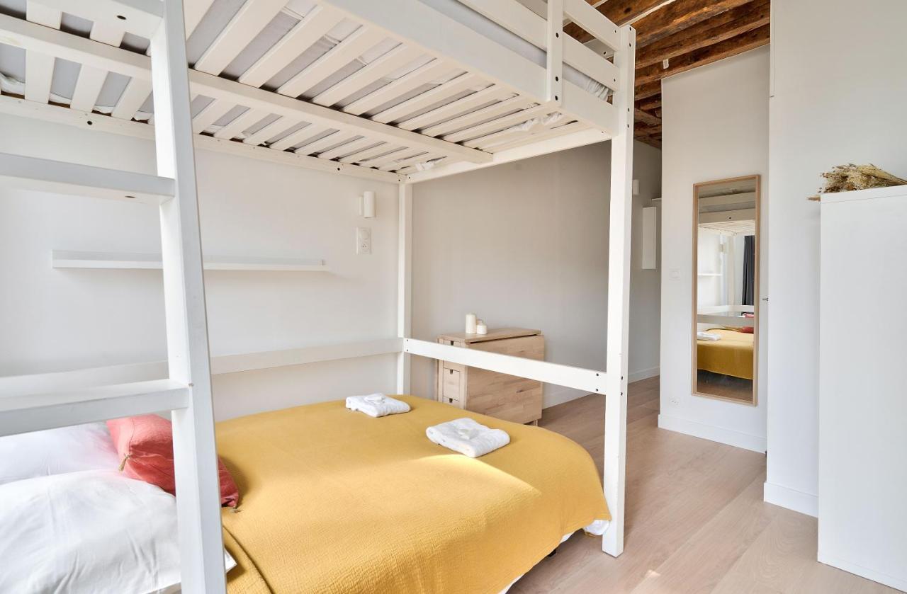 Stylish Mezzanine Studio In The Heart Of Paris 3F Exteriör bild