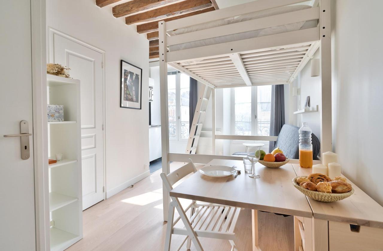 Stylish Mezzanine Studio In The Heart Of Paris 3F Exteriör bild